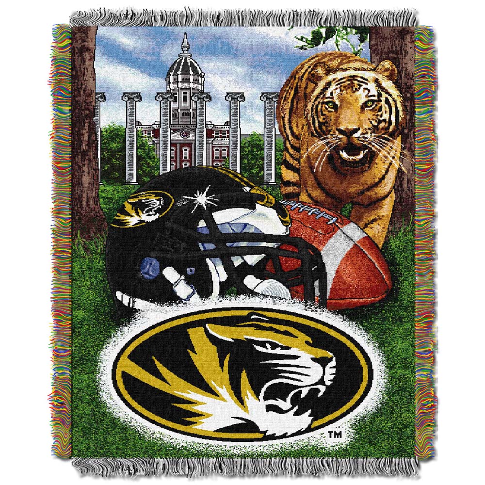 Missouri Tigers "Home Field Advantage" 48" x 60" Throw Blanket