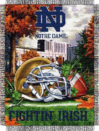 Notre Dame Fighting Irish "Home Field Advantage" 48" x 60" Throw Blanket