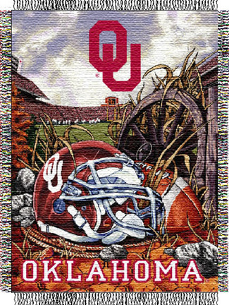 Oklahoma Sooners "Home Field Advantage" 48" x 60" Throw Blanket