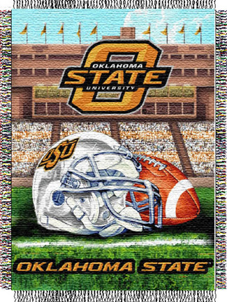 Oklahoma State Cowboys "Home Field Advantage" 48" x 60" Throw Blanket