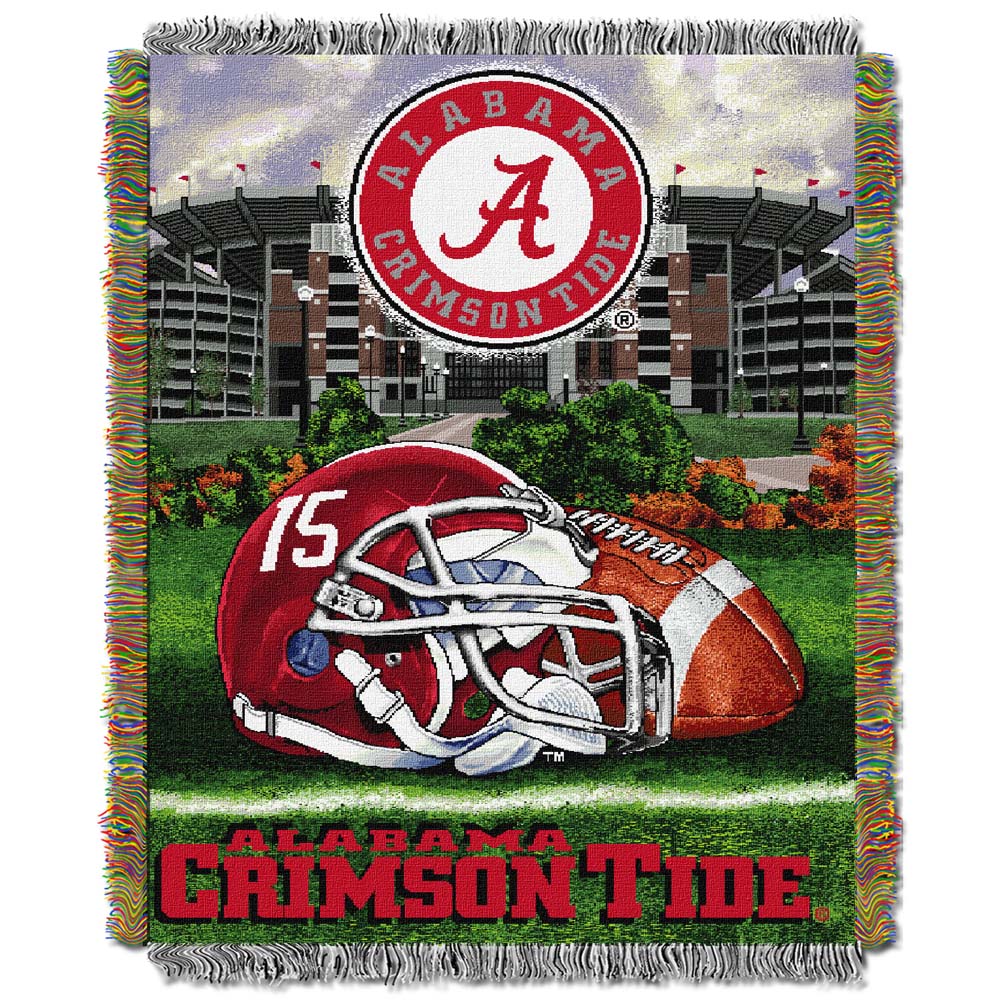 Alabama Crimson Tide "Home Field Advantage" 48" x 60" Throw Blanket