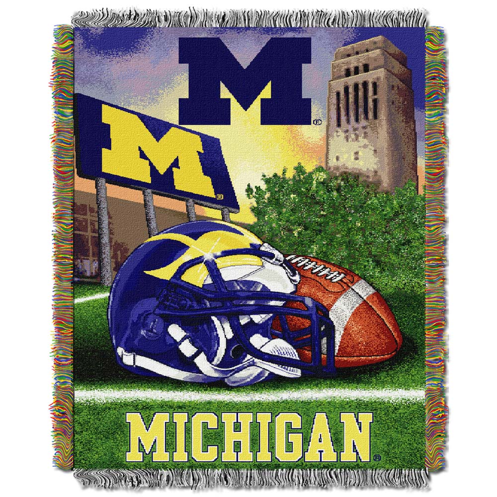 Michigan Wolverines "Home Field Advantage" 48" x 60" Throw Blanket