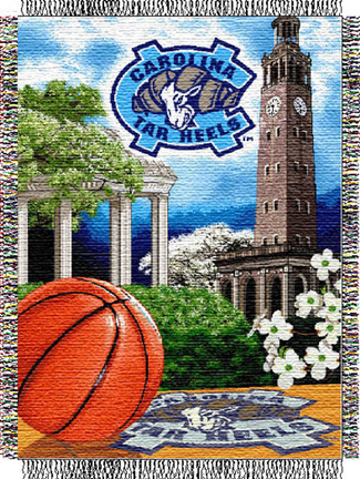 North Carolina Tar Heels "Home Field Advantage" 48" x 60" Throw Blanket