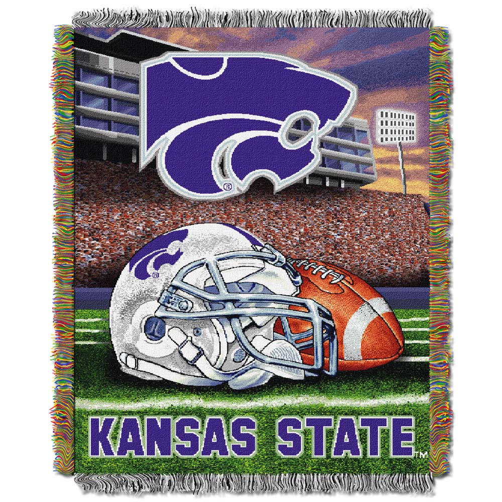 Kansas State Wildcats "Home Field Advantage" 48" x 60" Throw Blanket