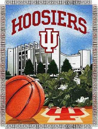 Indiana Hoosiers "Home Field Advantage" 48" x 60" Throw Blanket