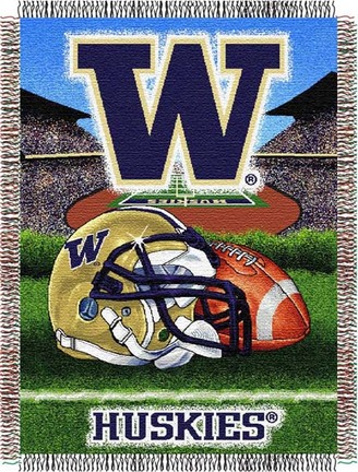 Washington Huskies "Home Field Advantage” 48” x  60” Tapestry Throw Blanket