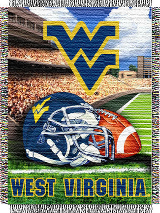 West Virginia Mountaineers "Home Field Advantage" 48" x 60" Throw Blanket