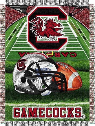 South Carolina Gamecocks "Home Field Advantage” 48” x  60” Tapestry Throw Blanket