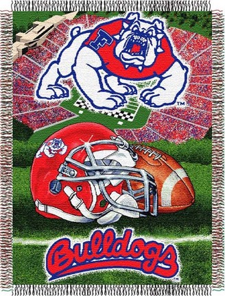 Fresno State Bulldogs "Home Field Advantage” 48” x  60” Tapestry Throw Blanket
