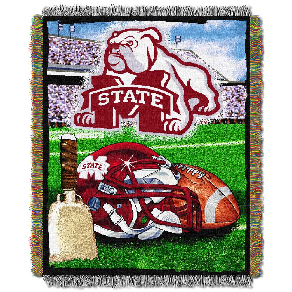 Mississippi State Bulldogs "Home Field Advantage" 48" x 60" Throw Blanket