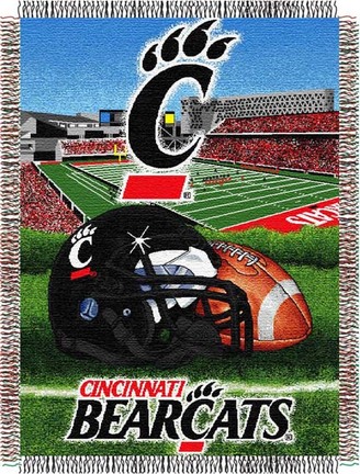 Cincinnati Bearcats "Home Field Advantage” 48” x  60” Tapestry Throw Blanket