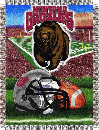 Montana Grizzlies "Home Field Advantage” 48” x  60” Tapestry Throw Blanket