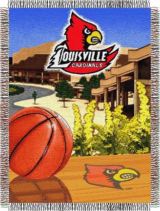 Louisville Cardinals "Home Field Advantage" 48" x 60" Throw Blanket