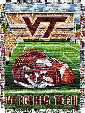 Virginia Tech Hokies "Home Field Advantage" 48" x 60" Throw Blanket