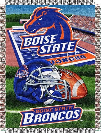 Boise State Broncos "Home Field Advantage” 48” x  60” Tapestry Throw Blanket