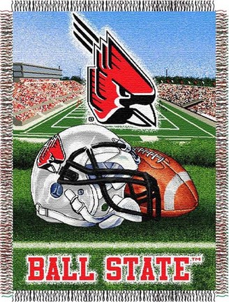Ball State Cardinals "Home Field Advantage" 48" x 60" Tapestry Throw Blanket