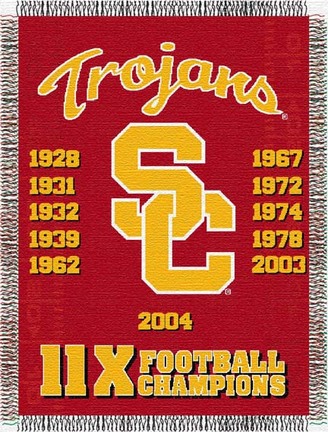 USC Trojans "Commemorative" 48" x  60" Tapestry Throw Blanket