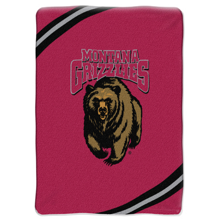 Montana Grizzlies "Force" 60" x 80" Raschel Throw Blanket