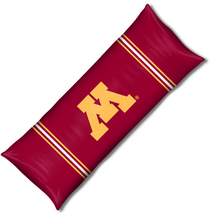 Minnesota Golden Gophers 19" x 48" Body Pillow