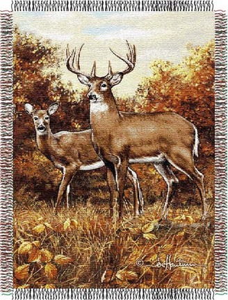 Hautman Brothers "Royal Pair" 48" x 60" Tapestry Throw Blanket