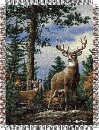 Hautman Brothers "King Stag" 48" x 60" Tapestry Throw Blanket