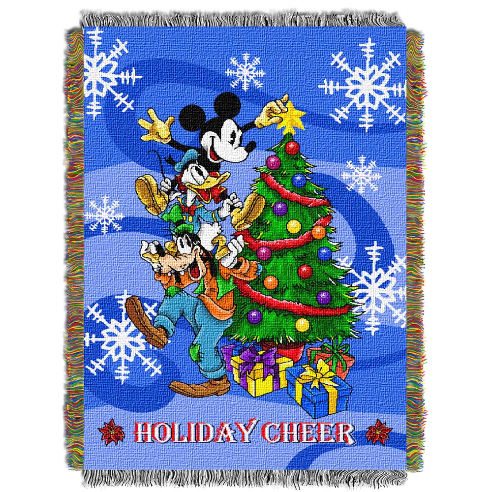 Mickey Mouse "Spread Cheer" 48" x 60" Tapestry Throw Blanket