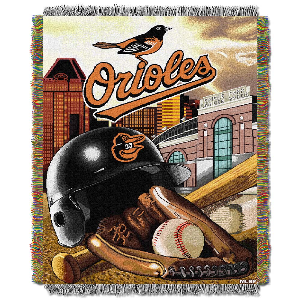 Baltimore Orioles "Home Field Advantage" 48" x 60" Throw Blanket