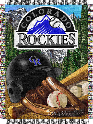 Colorado Rockies  "Home Field Advantage" 48" x 60" Throw Blanket