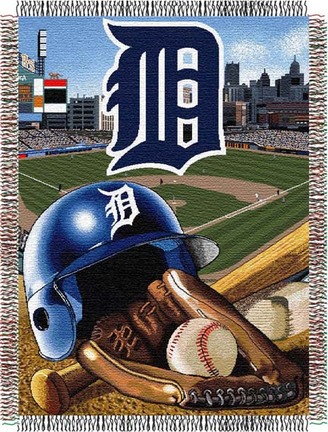 Detroit Tigers "Home Field Advantage” 48” x  60” Tapestry Throw Blanket
