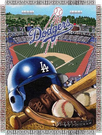 Los Angeles Dodgers "Home Field Advantage” 48” x  60” Tapestry Throw Blanket
