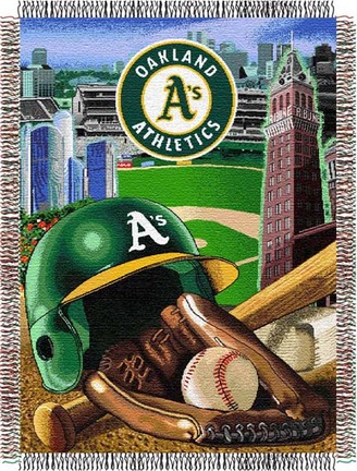 Oakland Athletics "Home Field Advantage" 48" x 60" Throw Blanket