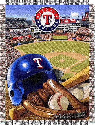 Texas Rangers "Stadium" 48" x 60" Tapestry Throw Blanket