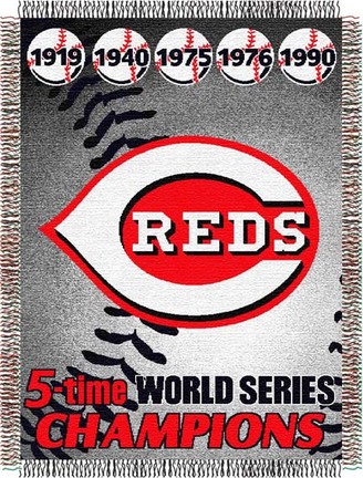 Cincinnati Reds "Commemorative" 48" x  60" Tapestry Throw Blanket