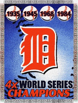 Detroit Tigers "Commemorative" 48" x  60" Tapestry Throw Blanket