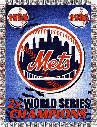 New York Mets "Commemorative" 48" x  60" Tapestry Throw Blanket