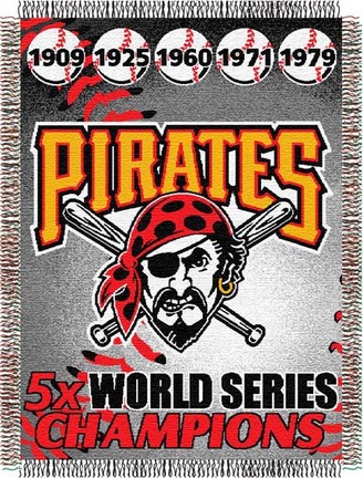 Pittsburgh Pirates "Commemorative" 48" x  60" Tapestry Throw Blanket