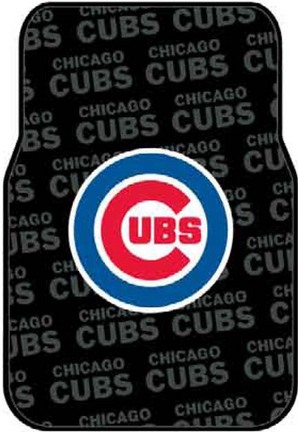 Chicago Cubs Rubber Car Floor Mats (Set of 2 Car Mats)
