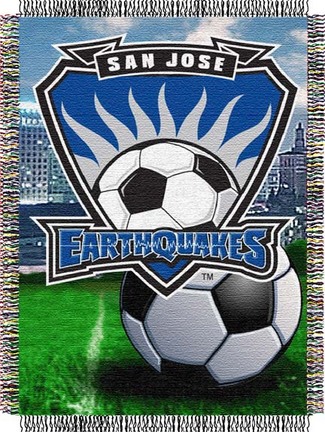 San Jose Earthquakes MLS 48" x 60" Throw Blanket