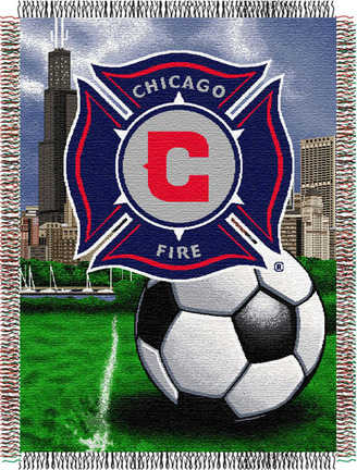 Chicago Fire 48” x 60” Tapestry Throw Blanket