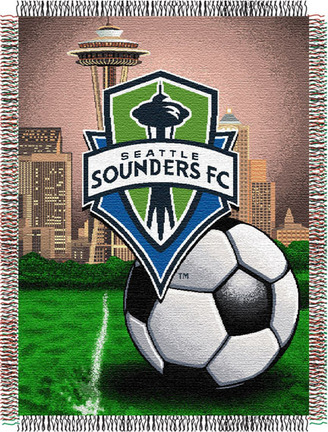 Seattle Sounders 48” x 60” Tapestry Throw Blanket
