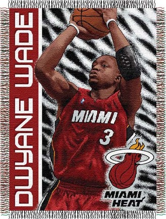 Dwyane Wade Miami Heat “Players” 48" x 60" Throw Blanket
