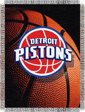 Detroit Pistons "Photo Real" 48" x 60" Tapestry Throw Blanket