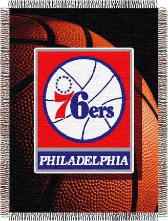 Philadelphia 76ers "Photo Real" 48"x60" Tapestry Throw Blanket
