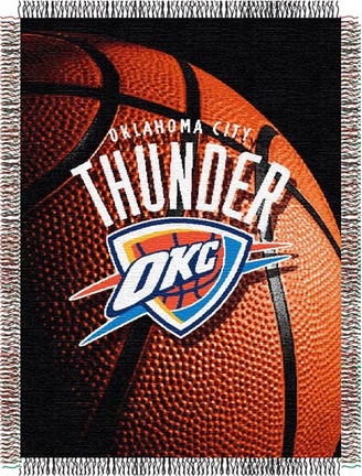 Oklahoma City Thunder "Photo Real" 48" x 60" Tapestry Throw Blanket