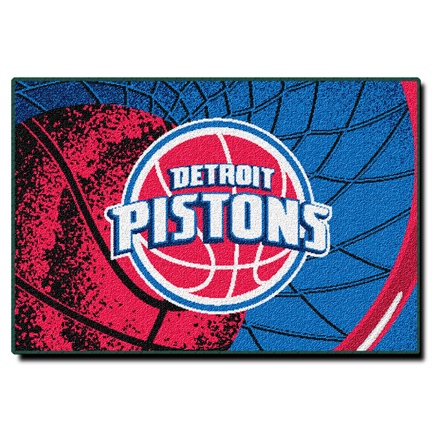 Detroit Pistons 39" x 59" Tufted Rug