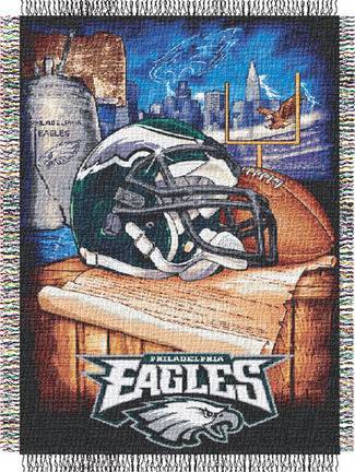 Philadelphia Eagles "Home Field Advantage” 48” x  60” Tapestry Throw Blanket