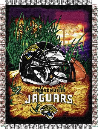 Jacksonville Jaguars "Home Field Advantage” 48” x  60” Tapestry Throw Blanket