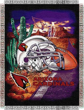 Arizona Cardinals "Home Field Advantage” 48” x  60” Tapestry Throw Blanket