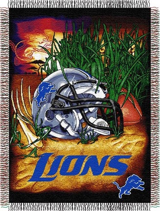 Detroit Lions "Home Field Advantage” 48” x  60” Tapestry Throw Blanket