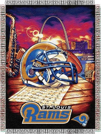 St. Louis Rams "Home Field Advantage” 48” x  60” Tapestry Throw Blanket